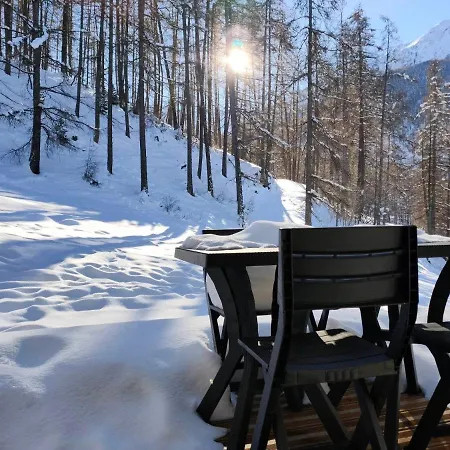 L'Oree Des Bois - Studio Avec Terrasse Au Calme Les Orres Exterior photo
